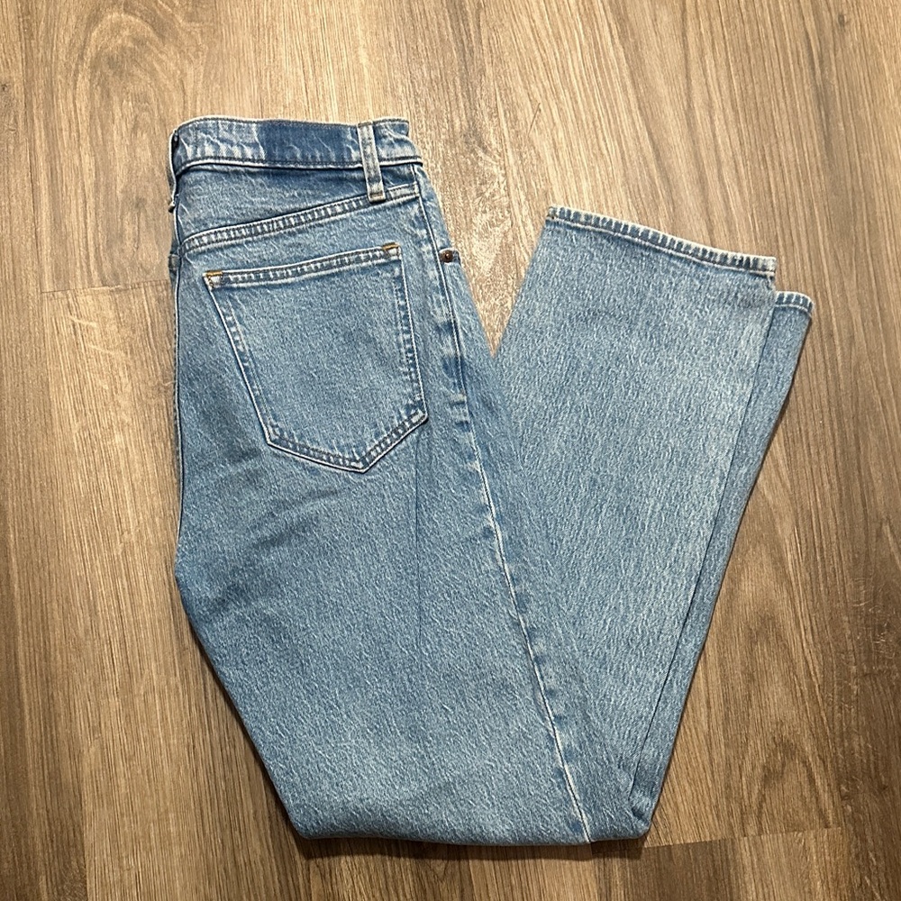 Abercrombie 90s straight ultra high rise jean
